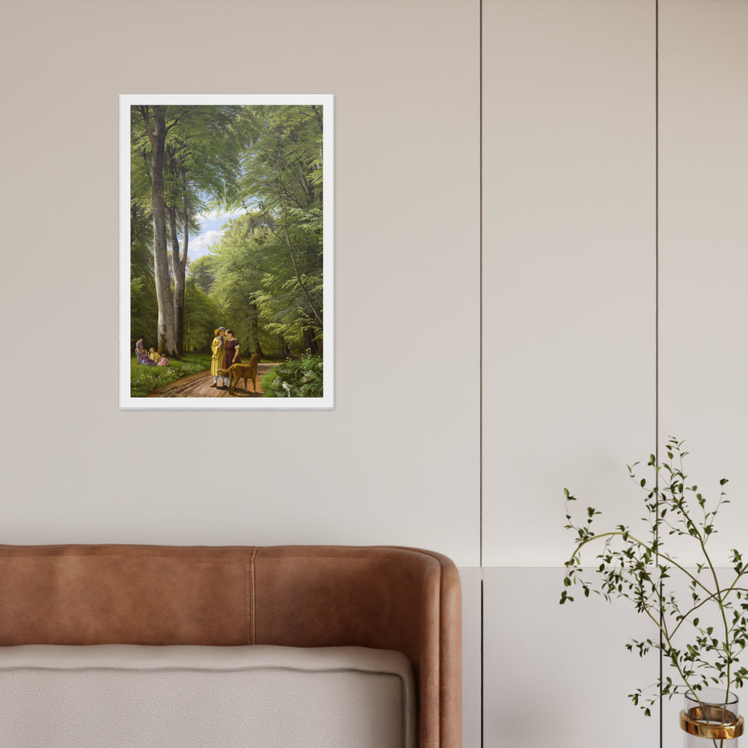 A Beech Wood in May near Iselingen Manor, Zealand by P. C. Skovgaard