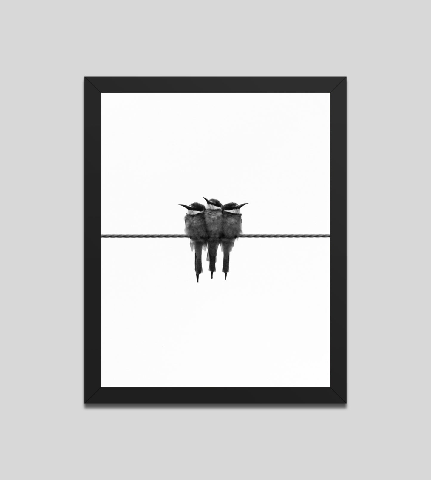 Birds of Friends - Minimal Wall Art