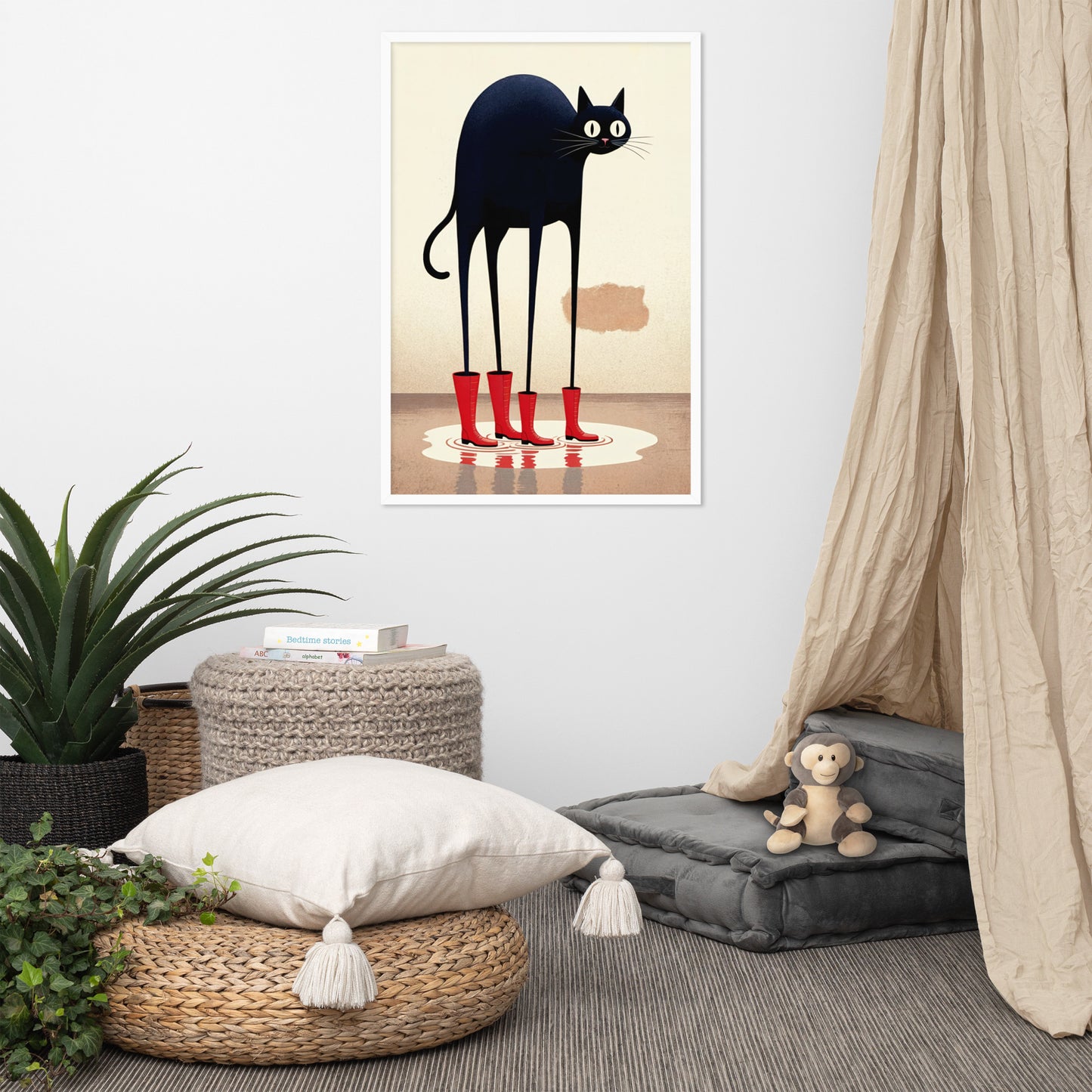 Boots & Whiskers – Surreal Cat with Shoes