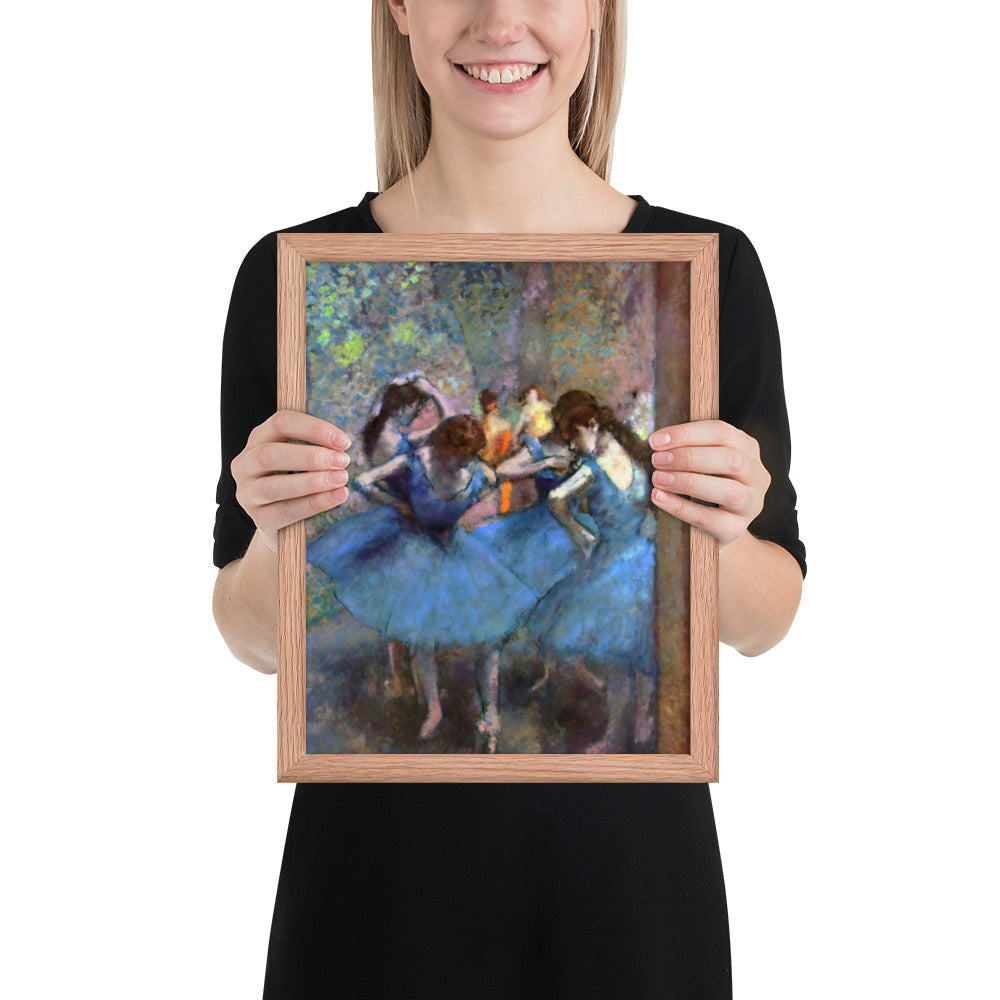 Dancers in Blue by Edgar Degas