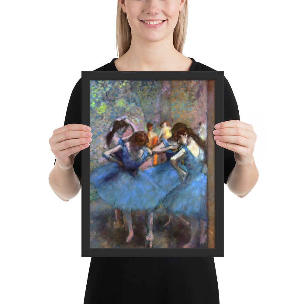 Dancers in Blue by Edgar Degas