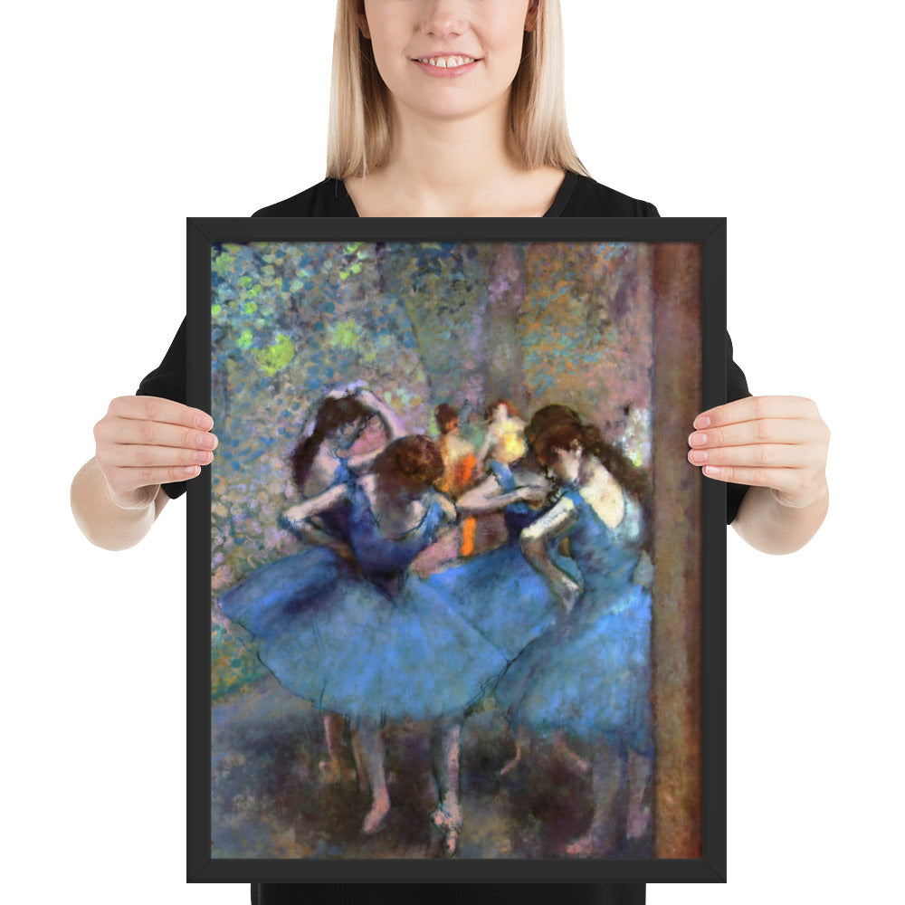 Dancers in Blue by Edgar Degas