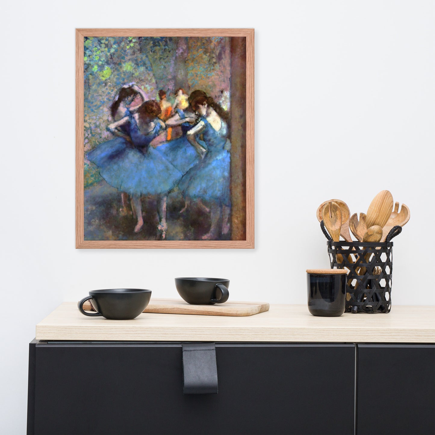 Dancers in Blue by Edgar Degas