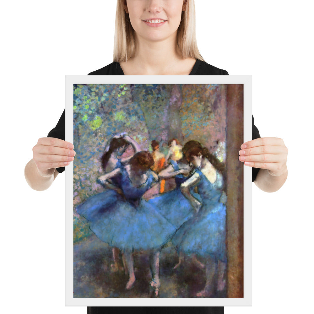Dancers in Blue by Edgar Degas