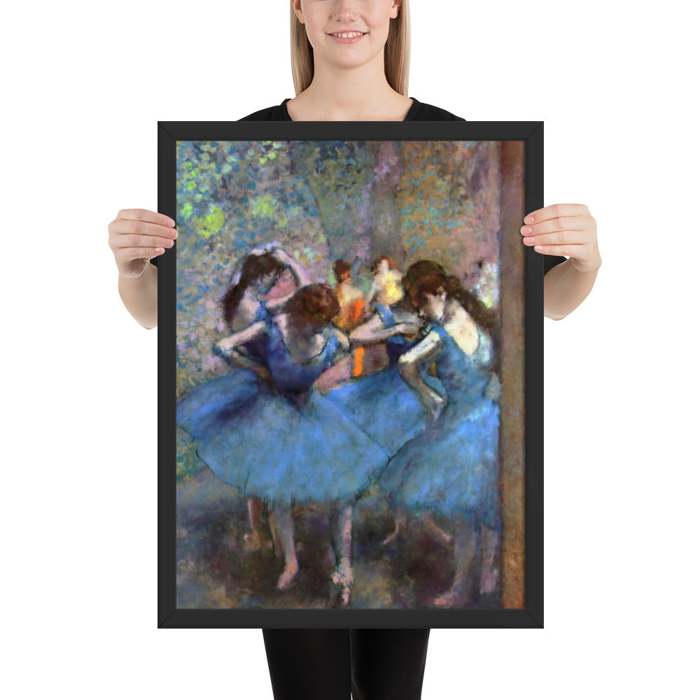 Dancers in Blue by Edgar Degas
