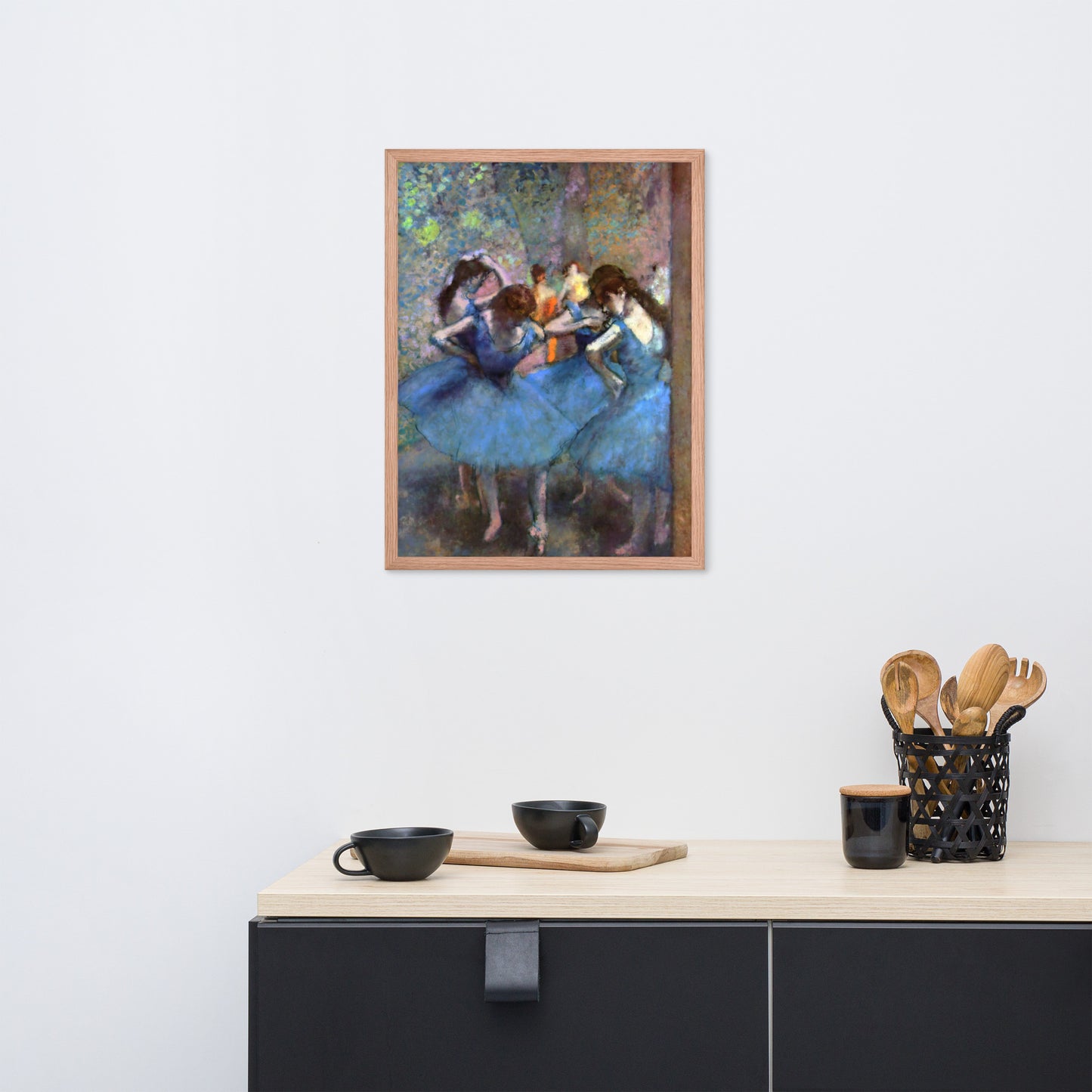 Dancers in Blue by Edgar Degas
