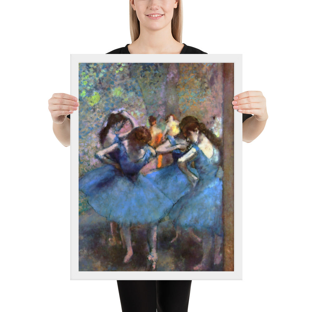 Dancers in Blue by Edgar Degas