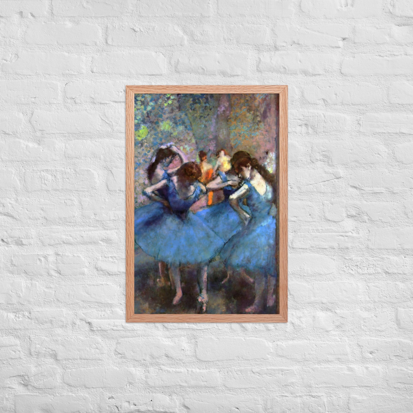 Dancers in Blue by Edgar Degas