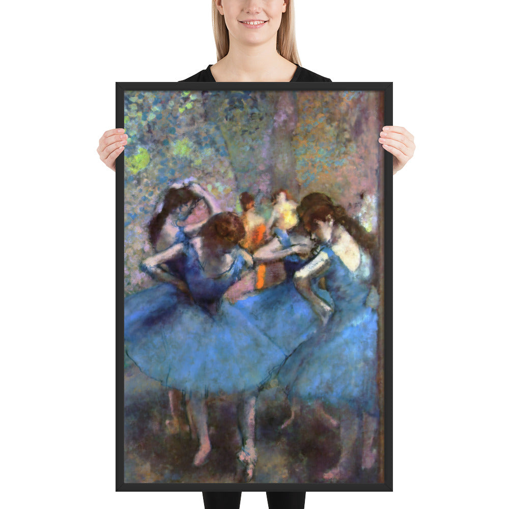 Dancers in Blue by Edgar Degas