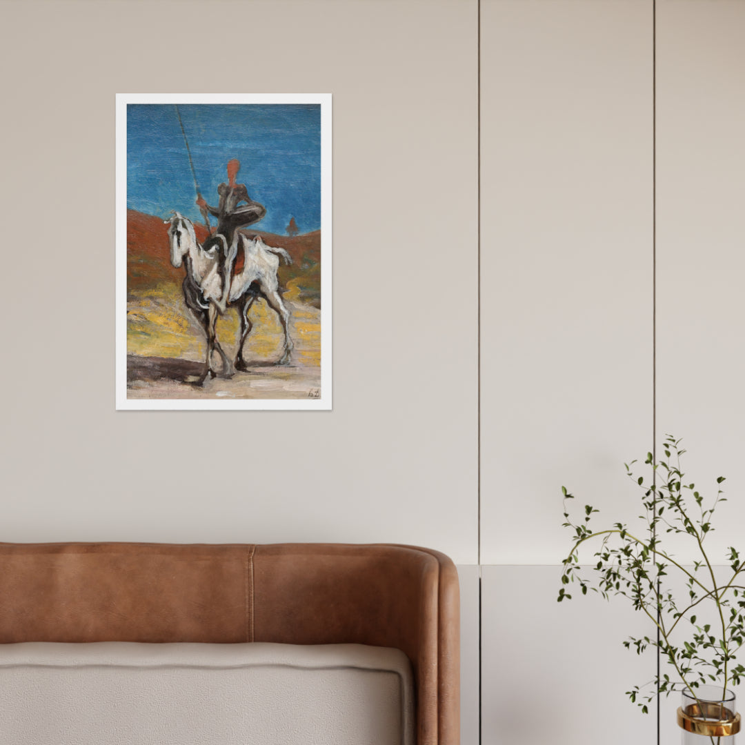 Don Quixote and Sancho Pansa by Honore Daumier