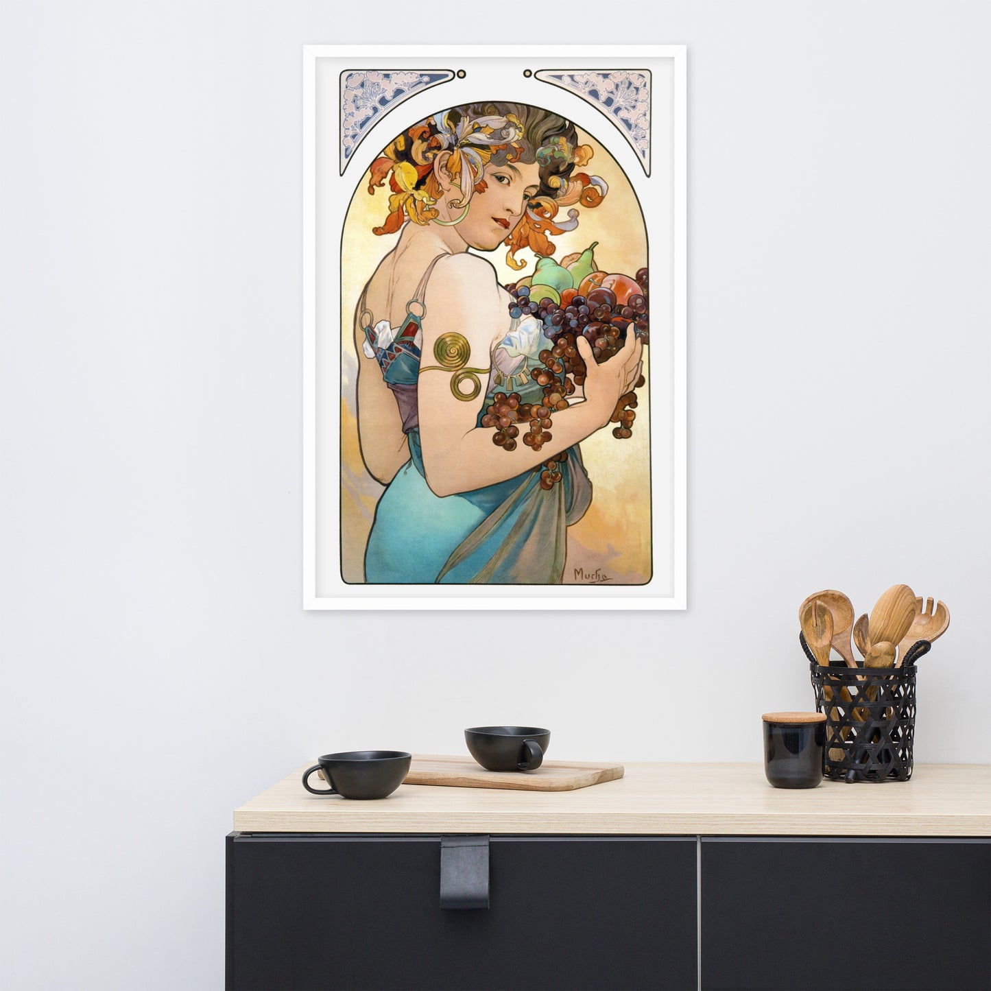 Fruit by Alphonse Maria Mucha