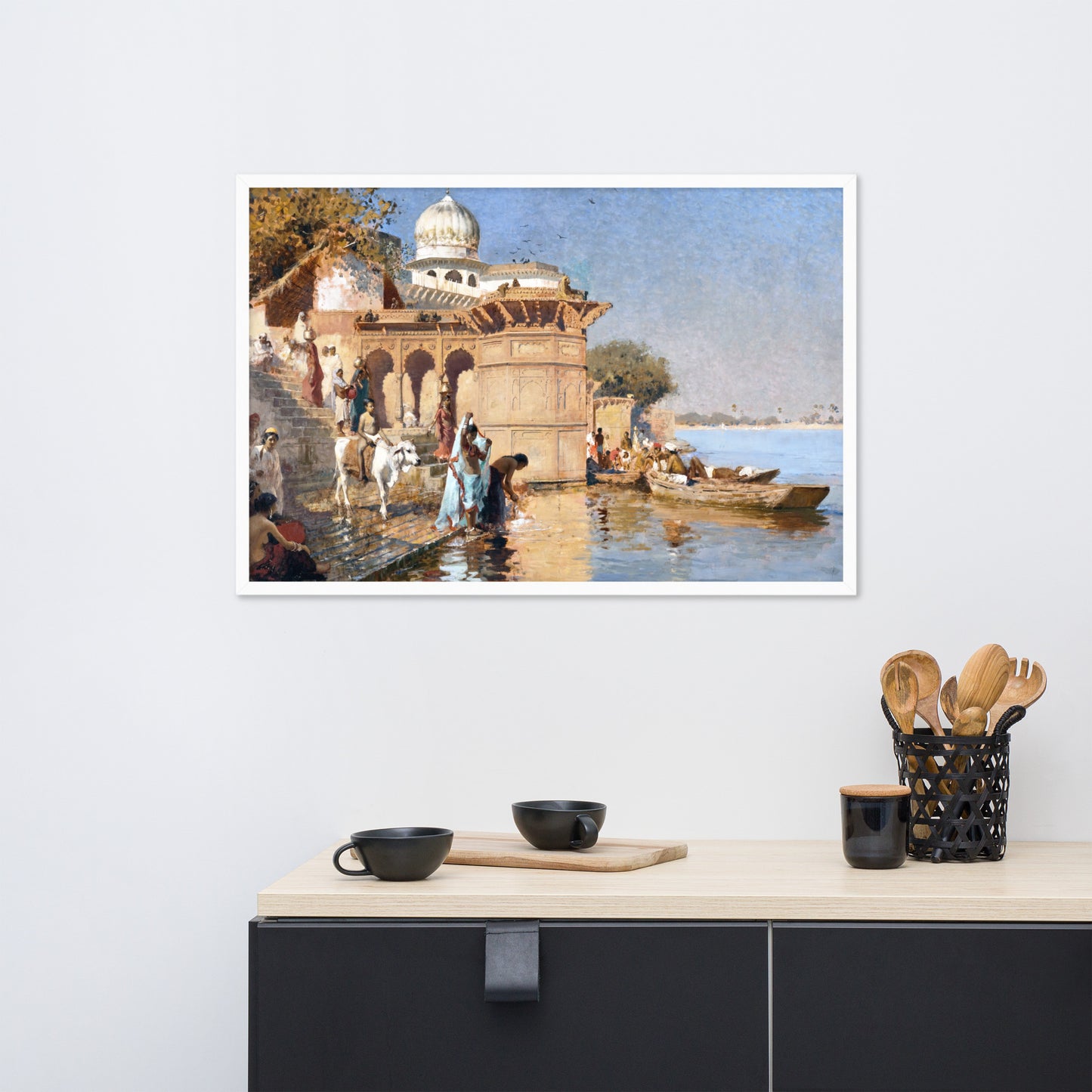 Along the Ghats, Mathura by Edwin Lord Weeks