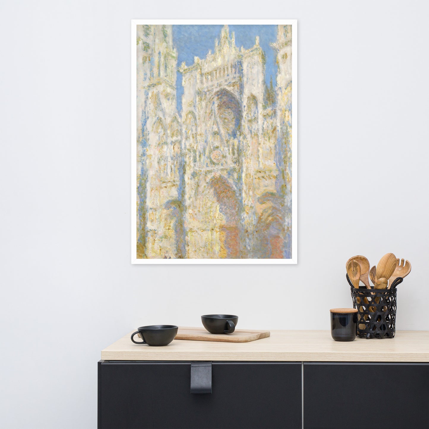 Rouen Cathedral; The Portal (Sunlight) by Claude Monet