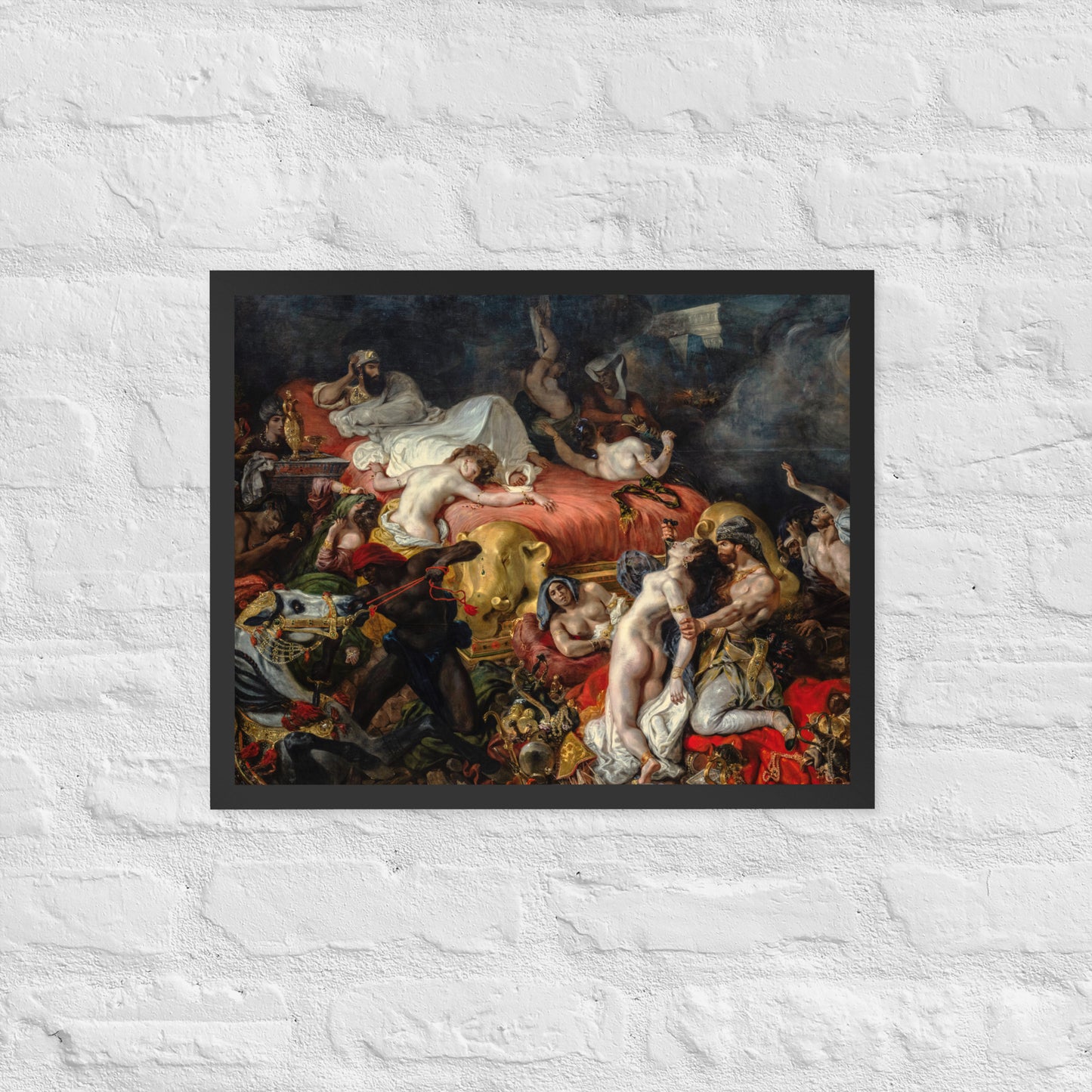 The Death of Sardanapalus by Eugène Delacroix