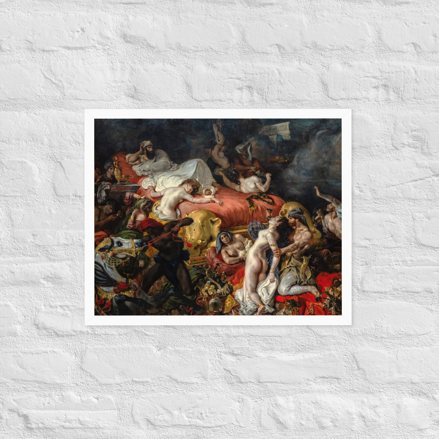 The Death of Sardanapalus by Eugène Delacroix