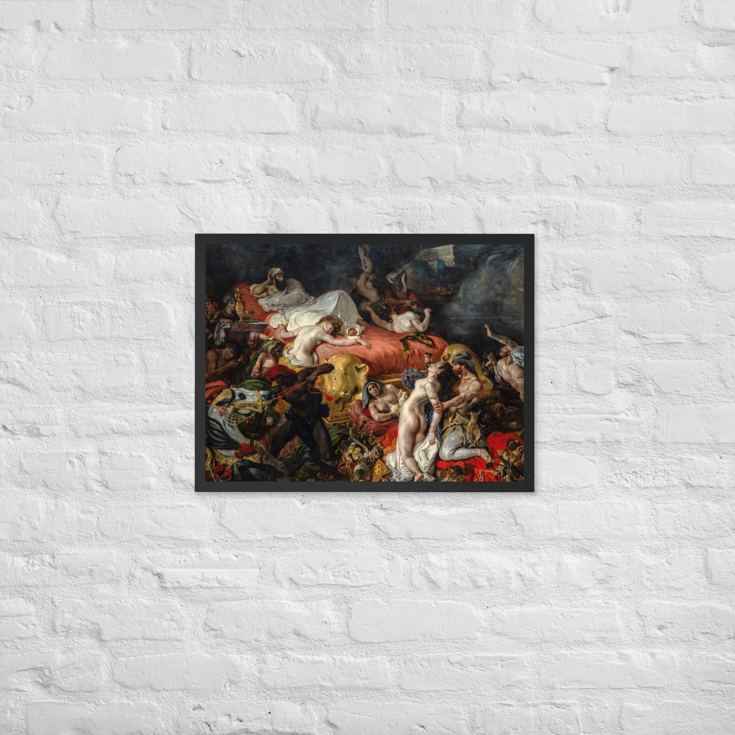 The Death of Sardanapalus by Eugène Delacroix