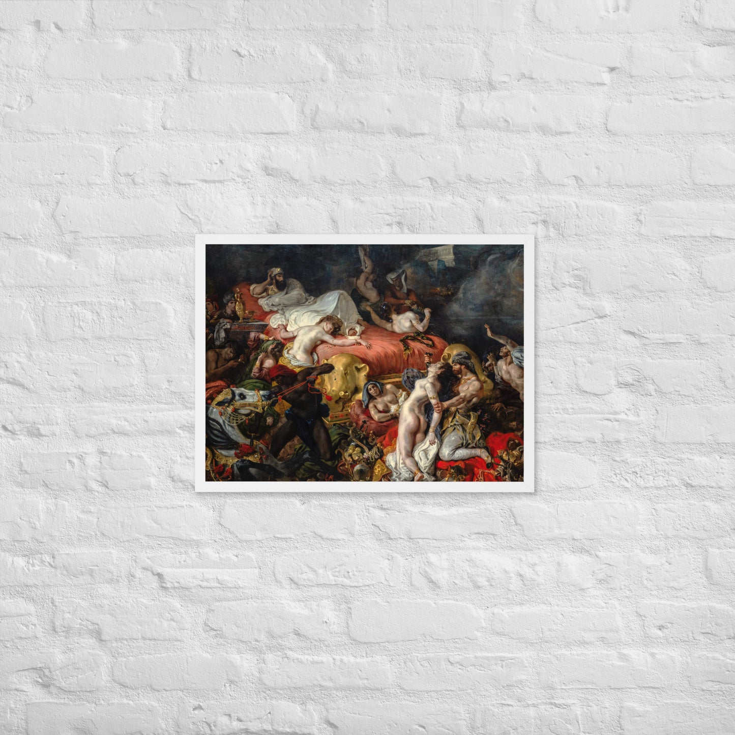The Death of Sardanapalus by Eugène Delacroix