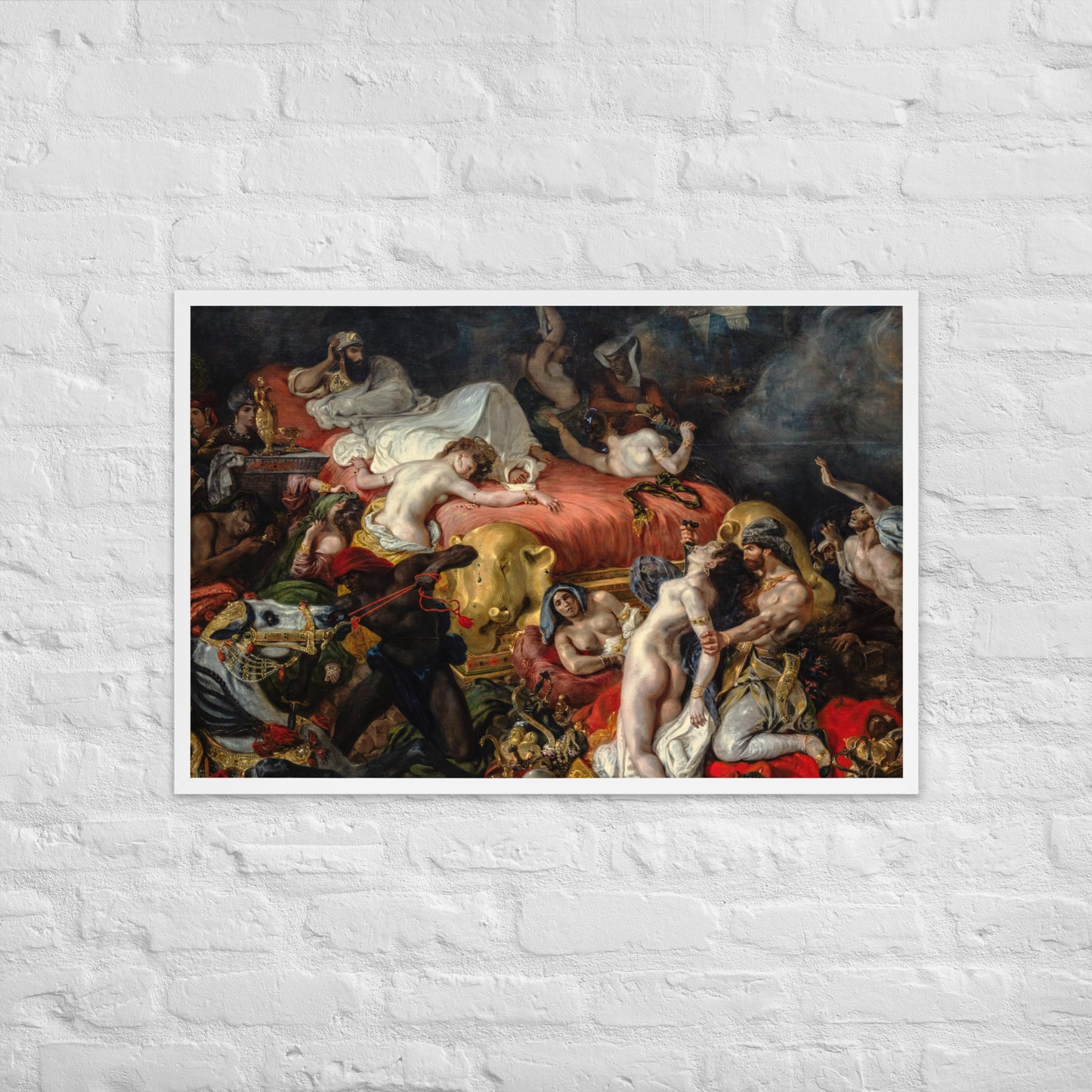 The Death of Sardanapalus by Eugène Delacroix