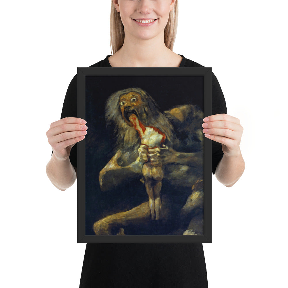 Saturn Devouring his Son by Francisco Goya