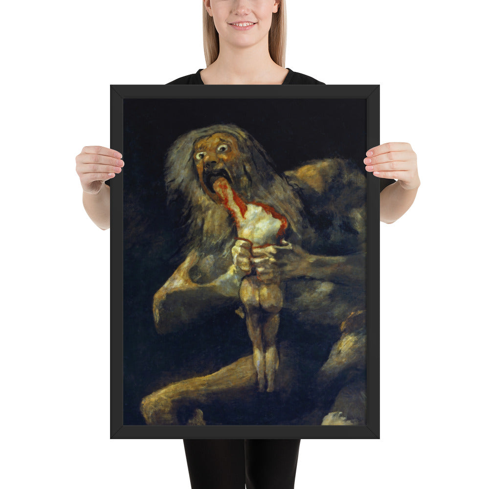 Saturn Devouring his Son by Francisco Goya