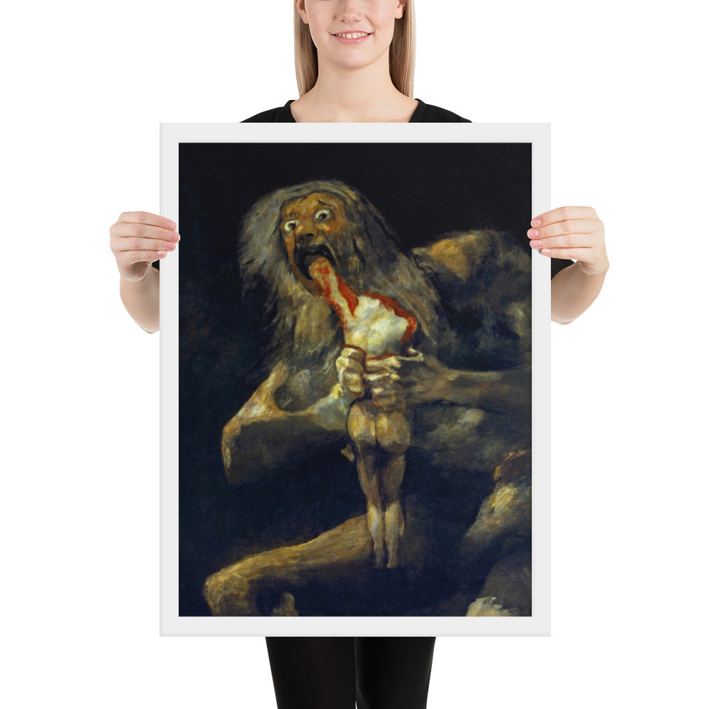 Saturn Devouring his Son by Francisco Goya