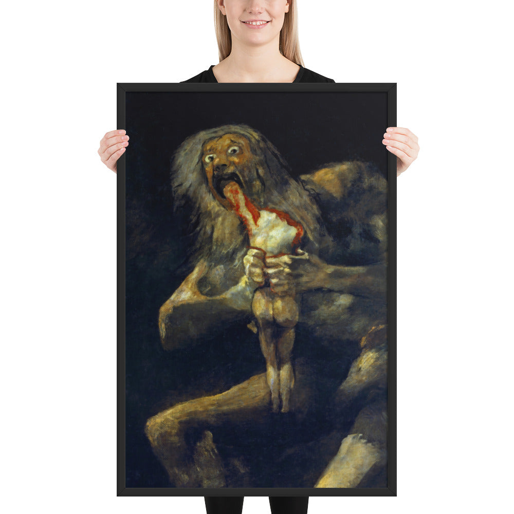 Saturn Devouring his Son by Francisco Goya