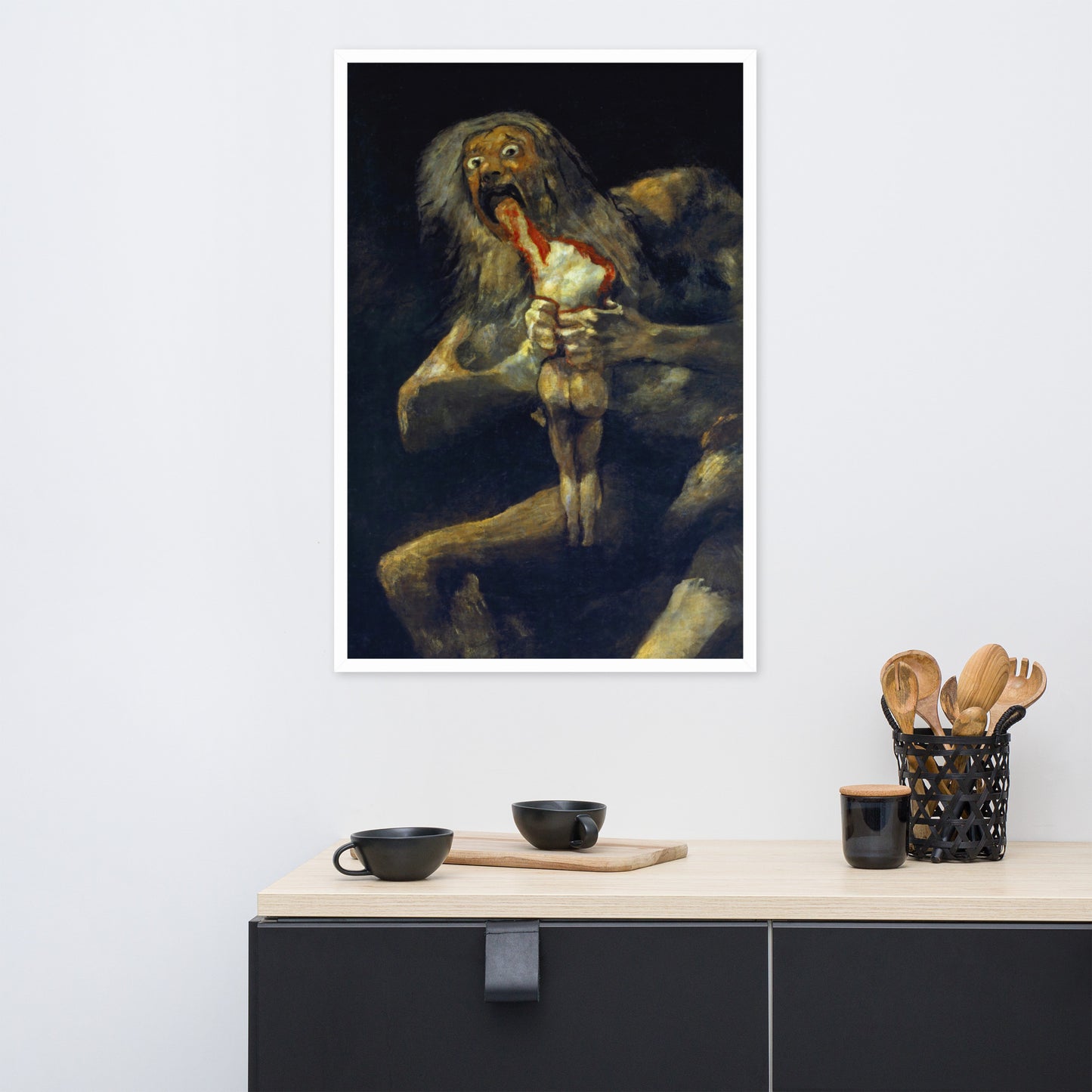 Saturn Devouring his Son by Francisco Goya