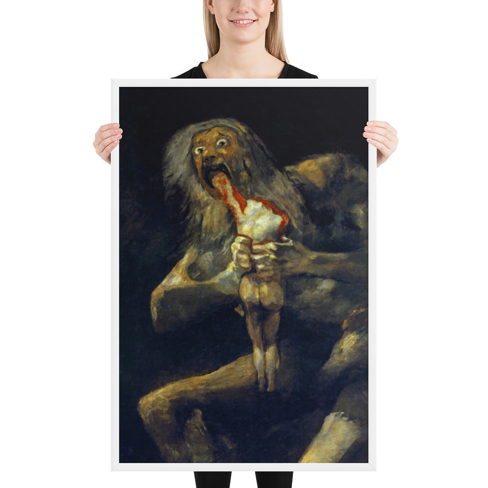 Saturn Devouring his Son by Francisco Goya