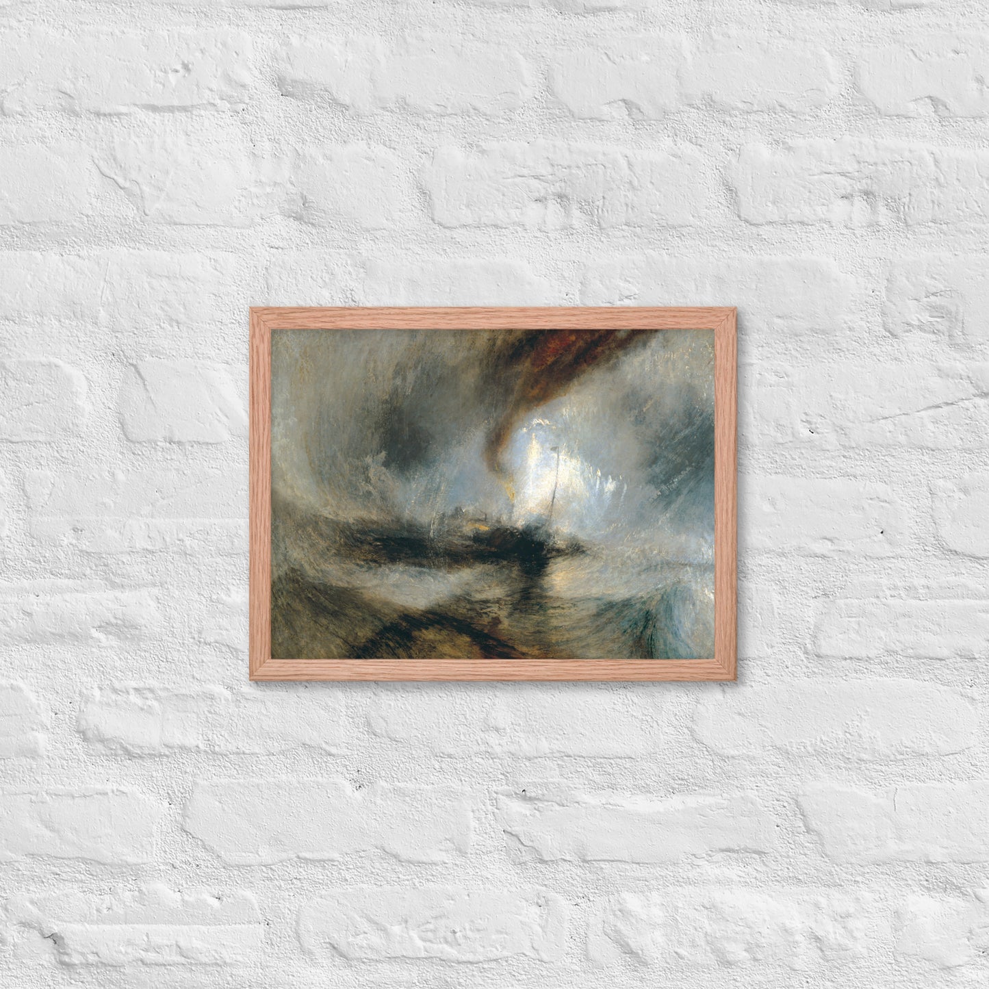 Snow Storm - Steam Boat off a Harbour's Mouth by J. M. W. Turner