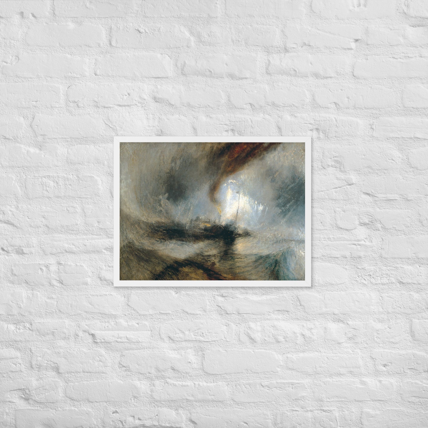 Snow Storm - Steam Boat off a Harbour's Mouth by J. M. W. Turner