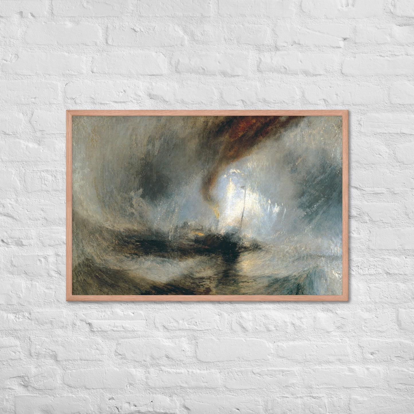 Snow Storm - Steam Boat off a Harbour's Mouth by J. M. W. Turner