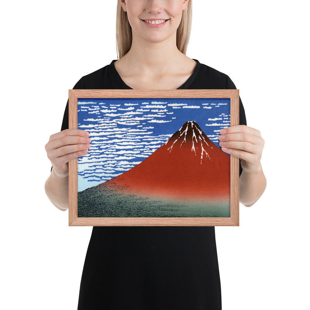 South Wind, Clear Sky (Red Fuji) by Katsushika Hokusai