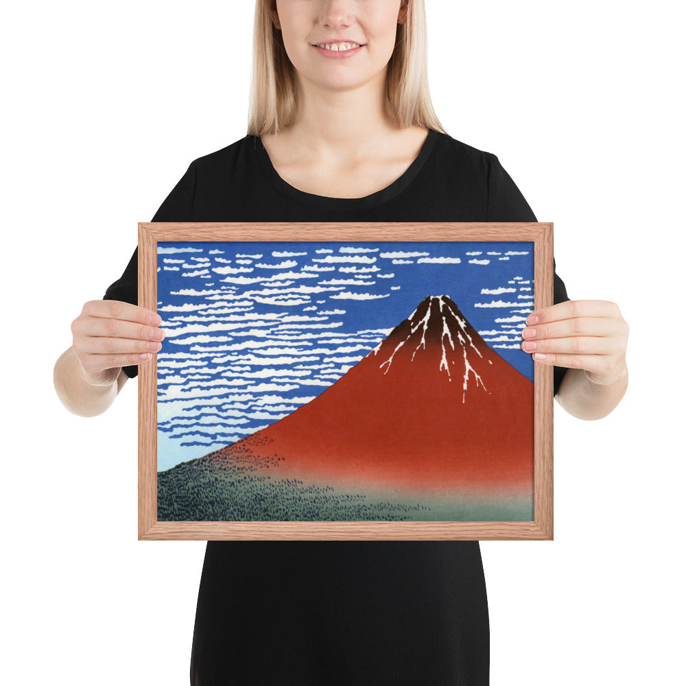 South Wind, Clear Sky (Red Fuji) by Katsushika Hokusai