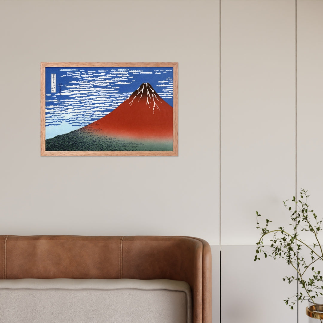 South Wind, Clear Sky (Red Fuji) by Katsushika Hokusai