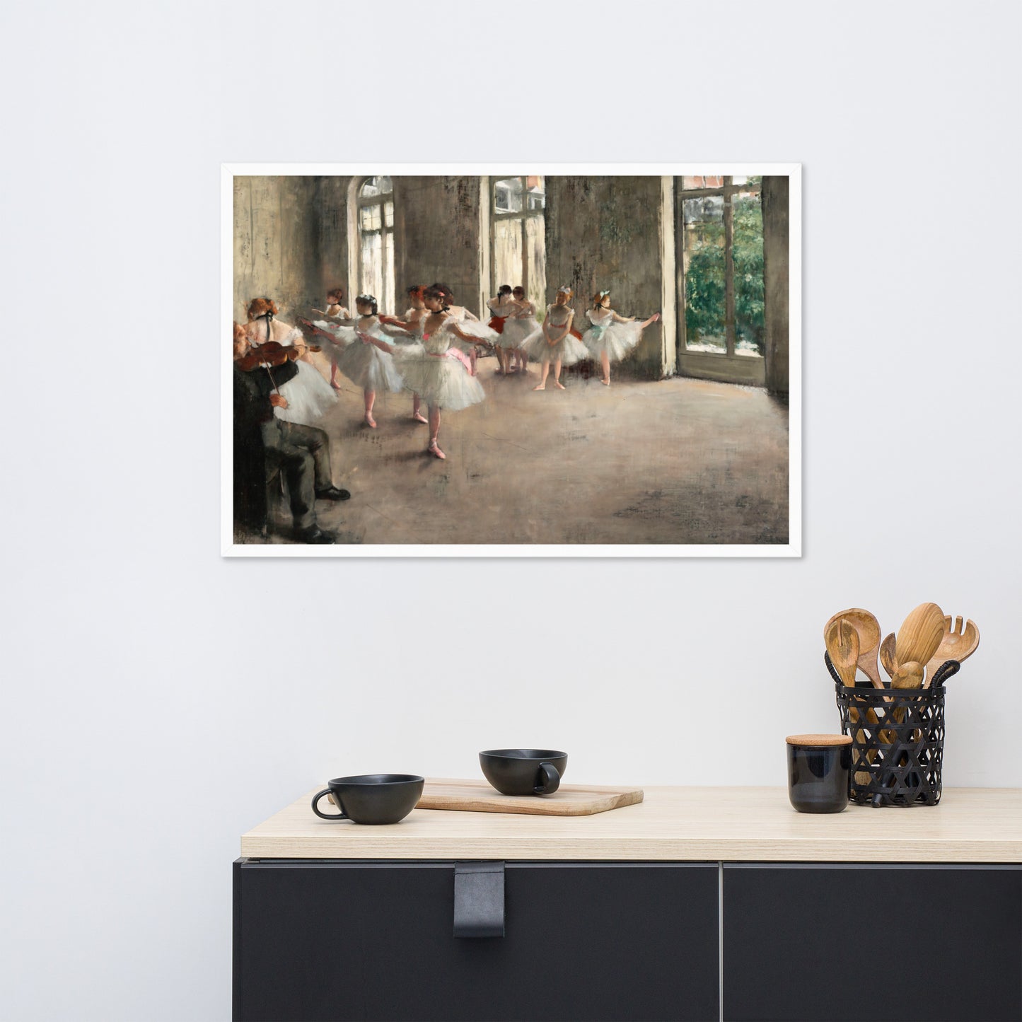 The Rehearsal by Edgar Degas