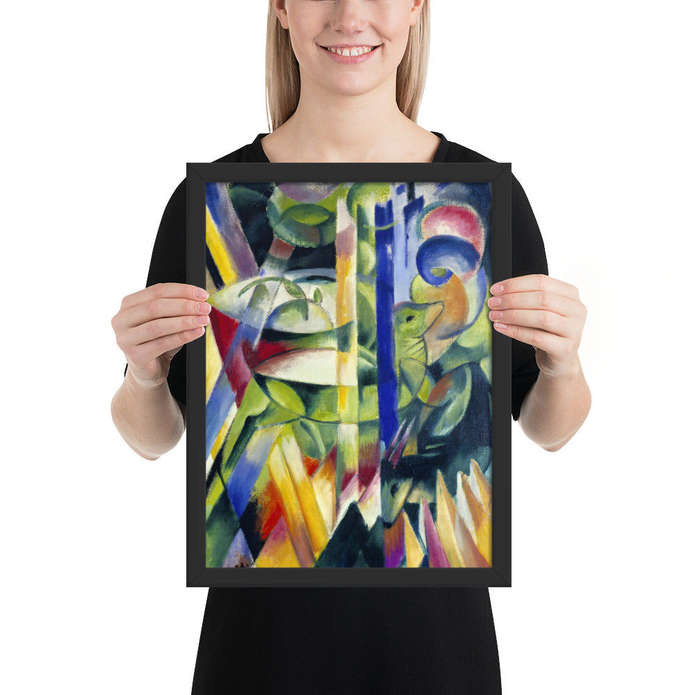 The Little Mountain Goats by Franz Marc
