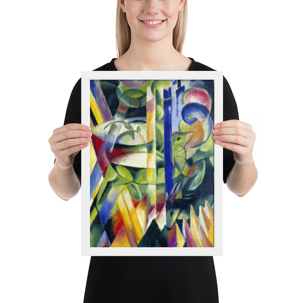 The Little Mountain Goats by Franz Marc