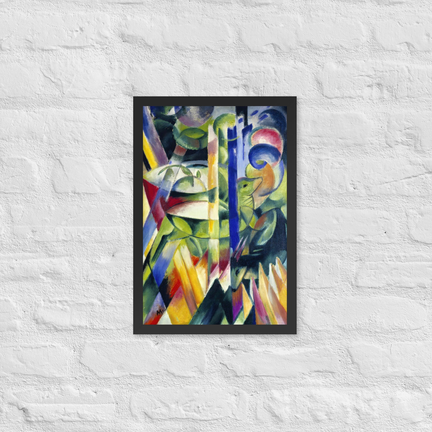 The Little Mountain Goats by Franz Marc