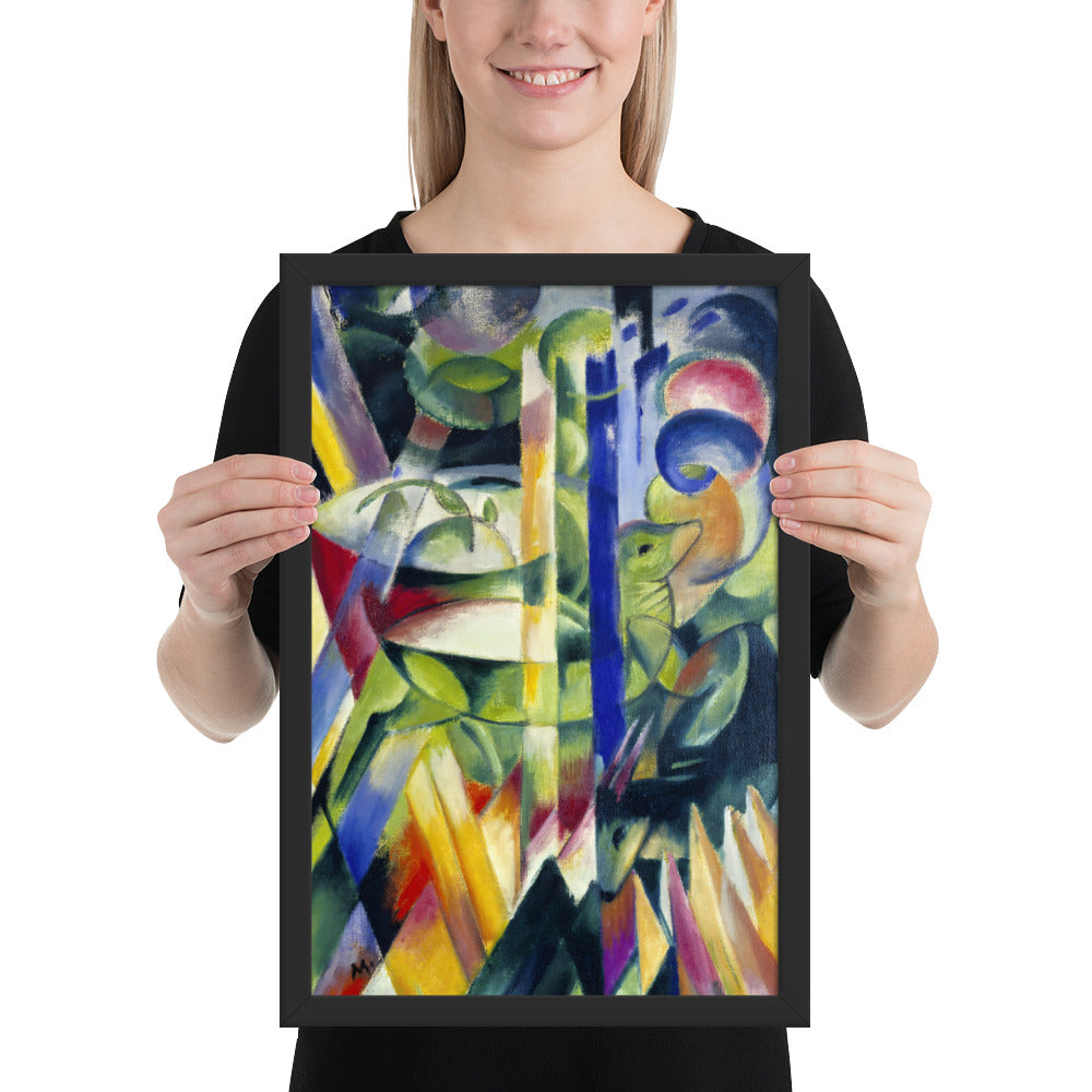The Little Mountain Goats by Franz Marc