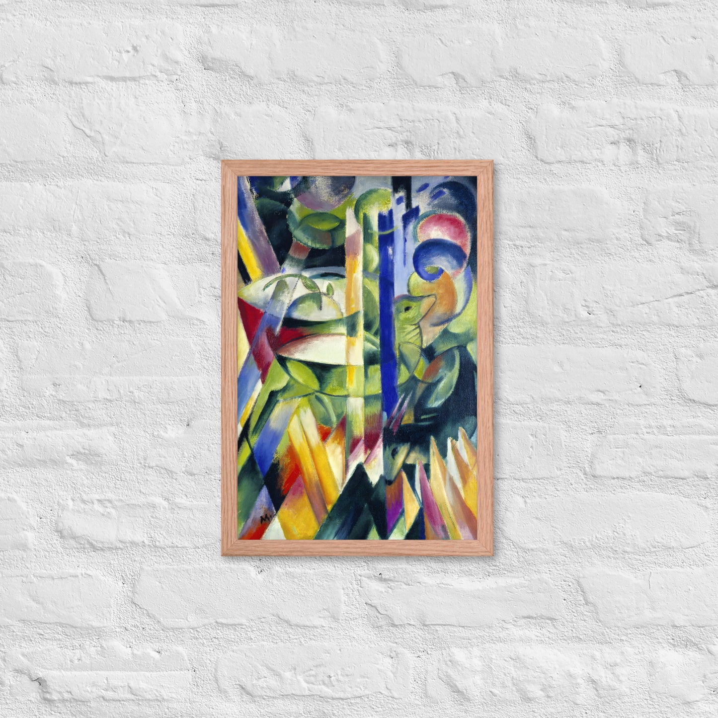 The Little Mountain Goats by Franz Marc