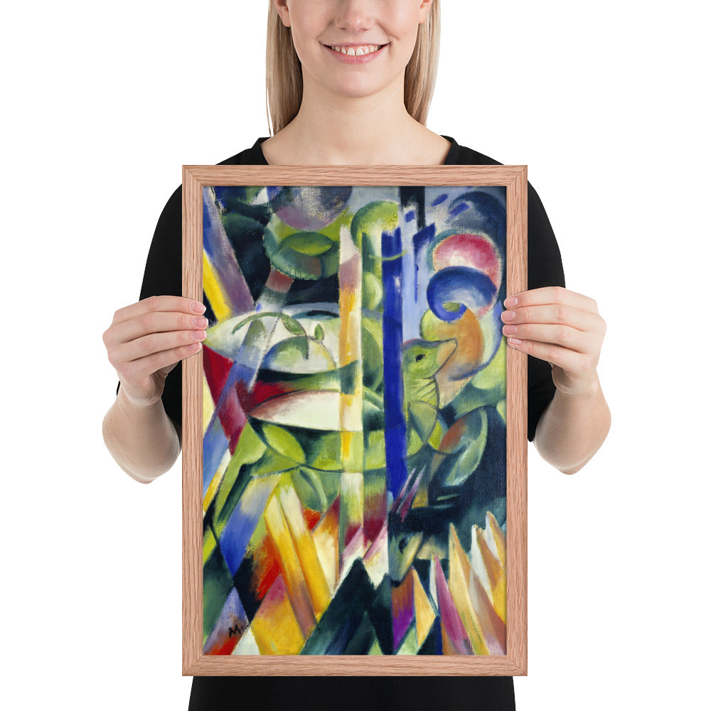 The Little Mountain Goats by Franz Marc