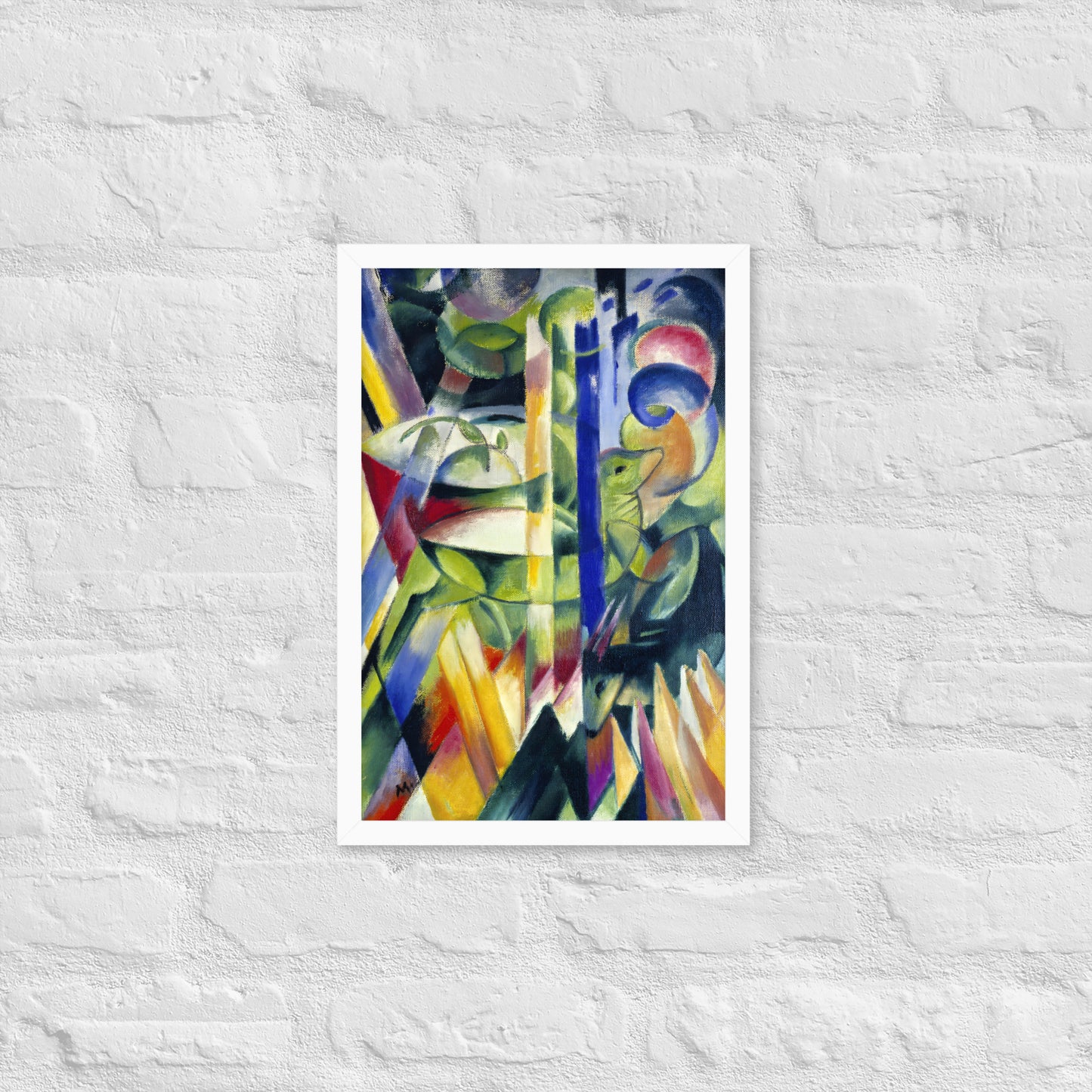 The Little Mountain Goats by Franz Marc