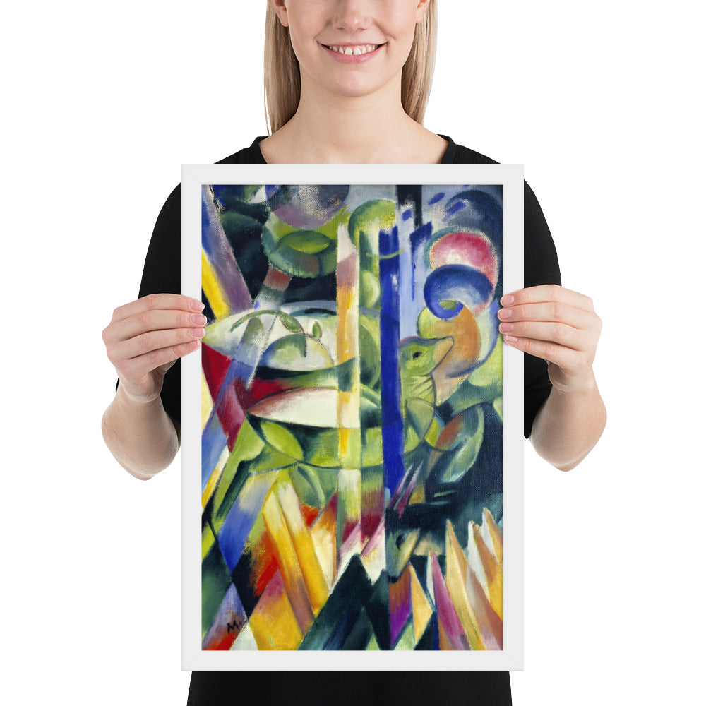 The Little Mountain Goats by Franz Marc