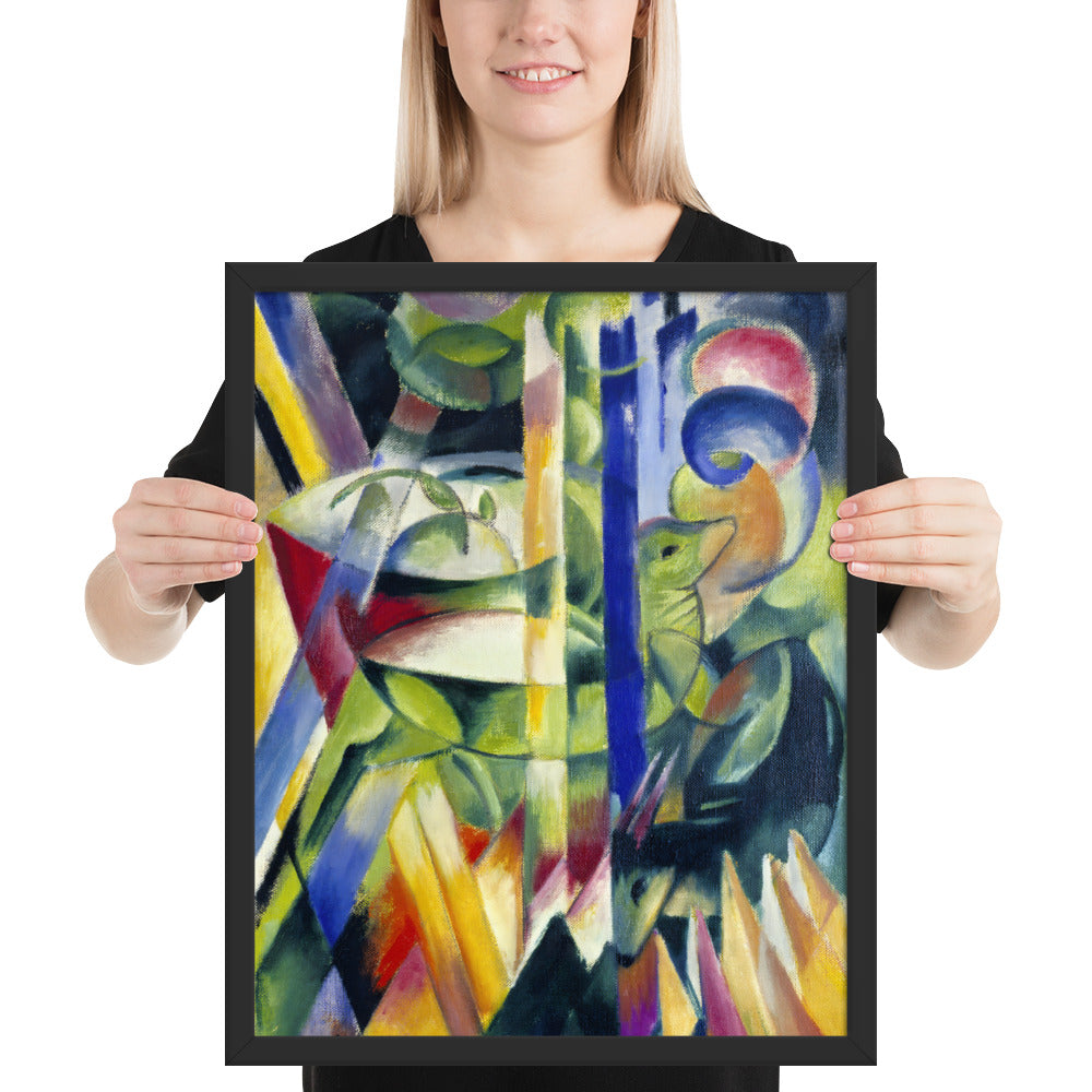 The Little Mountain Goats by Franz Marc