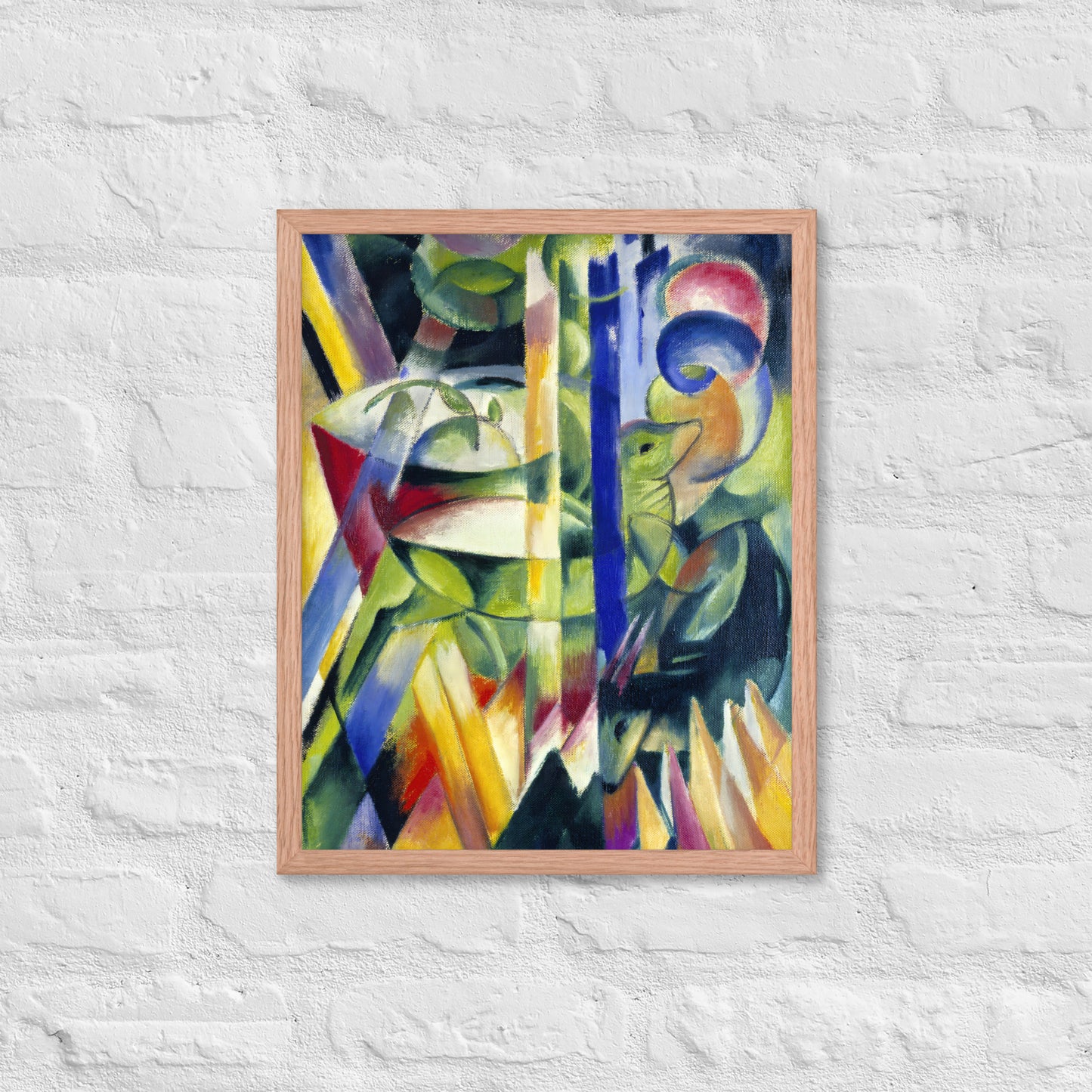 The Little Mountain Goats by Franz Marc