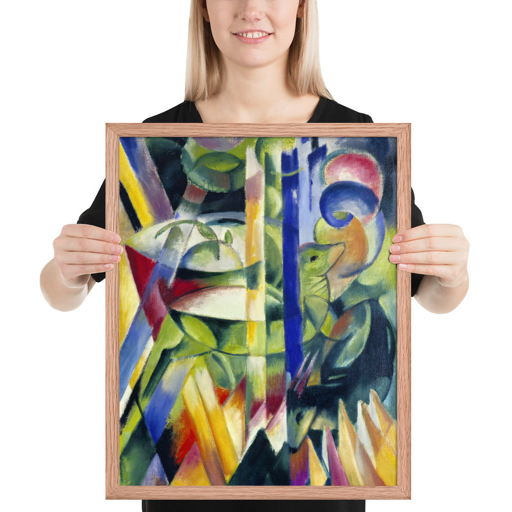 The Little Mountain Goats by Franz Marc