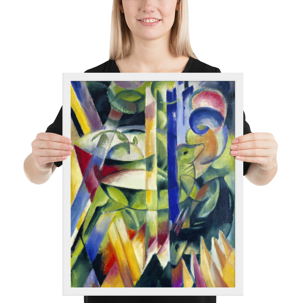 The Little Mountain Goats by Franz Marc