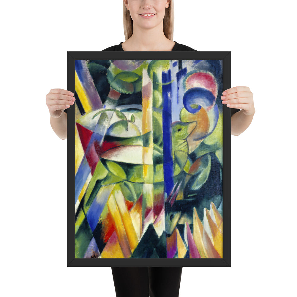 The Little Mountain Goats by Franz Marc