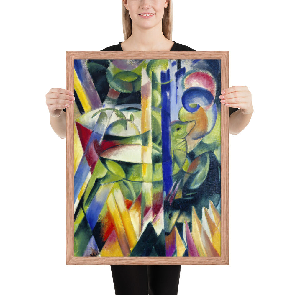 The Little Mountain Goats by Franz Marc