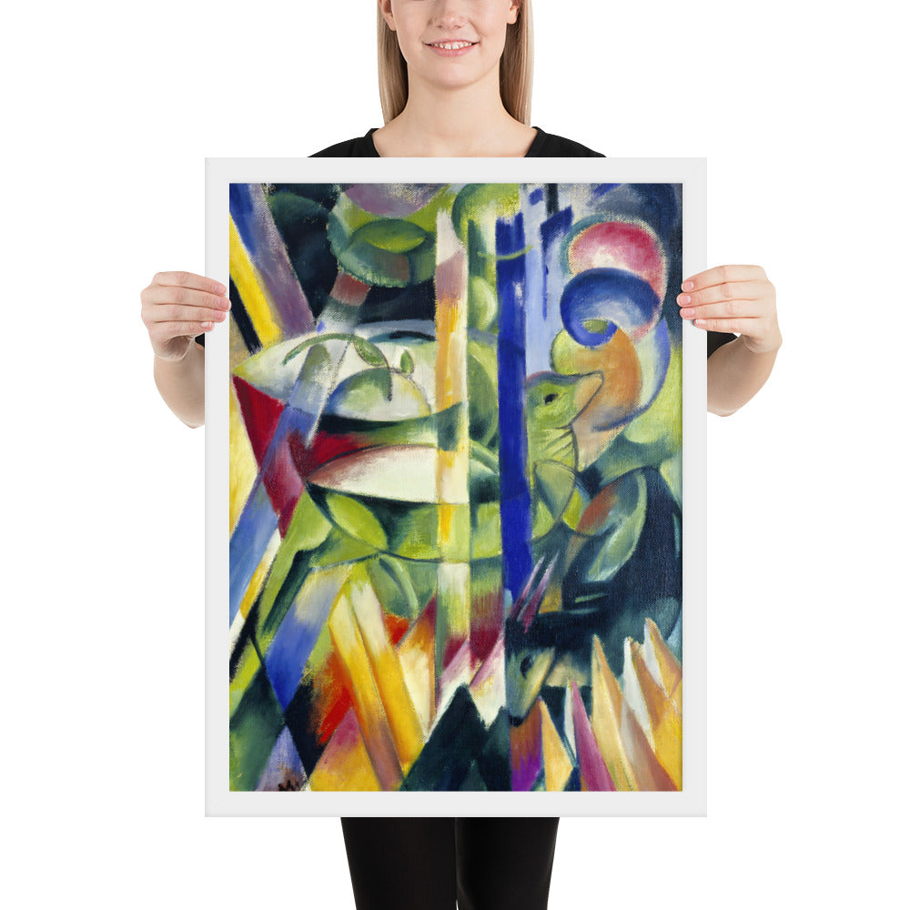 The Little Mountain Goats by Franz Marc